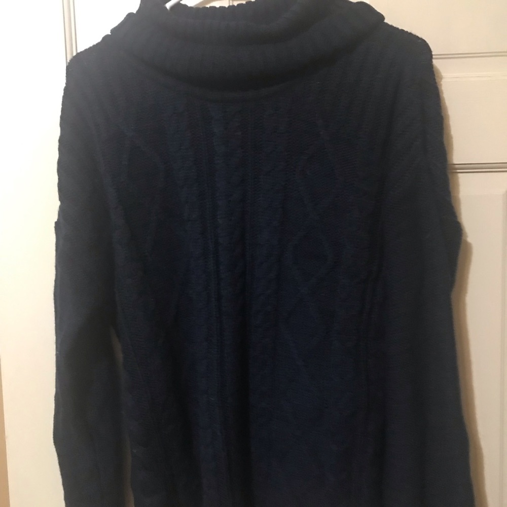 Atmosphere Navy Blue Cowl Neck Sweater